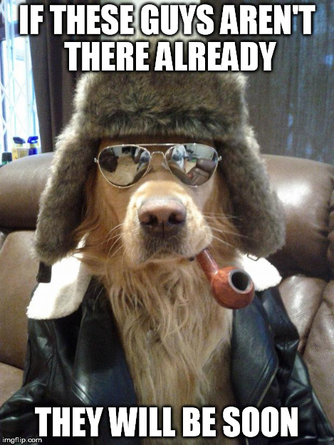 Napalm Dog | IF THESE GUYS AREN'T THERE ALREADY THEY WILL BE SOON | image tagged in napalm dog | made w/ Imgflip meme maker