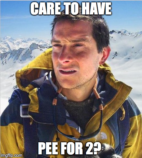 CARE TO HAVE PEE FOR 2? | made w/ Imgflip meme maker