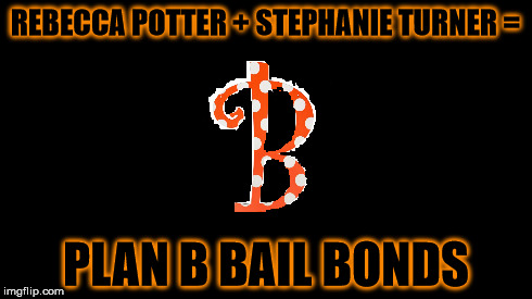Plan B Bail Bonds | REBECCA POTTER + STEPHANIE TURNER = PLAN B BAIL BONDS | image tagged in jail | made w/ Imgflip meme maker