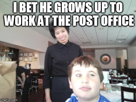 Creep-Eye Chris | I BET HE GROWS UP TO WORK AT THE POST OFFICE | image tagged in creep-eye chris | made w/ Imgflip meme maker