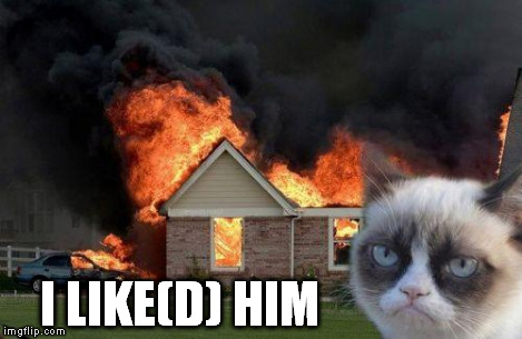 Burn Kitty | I LIKE(D) HIM | image tagged in burn kitty | made w/ Imgflip meme maker