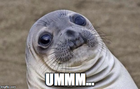 Awkward Moment Sealion Meme | UMMM... | image tagged in memes,awkward moment sealion | made w/ Imgflip meme maker