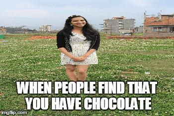 The Power of Chocolate | image tagged in gifs,power,chocolate | made w/ Imgflip images-to-gif maker