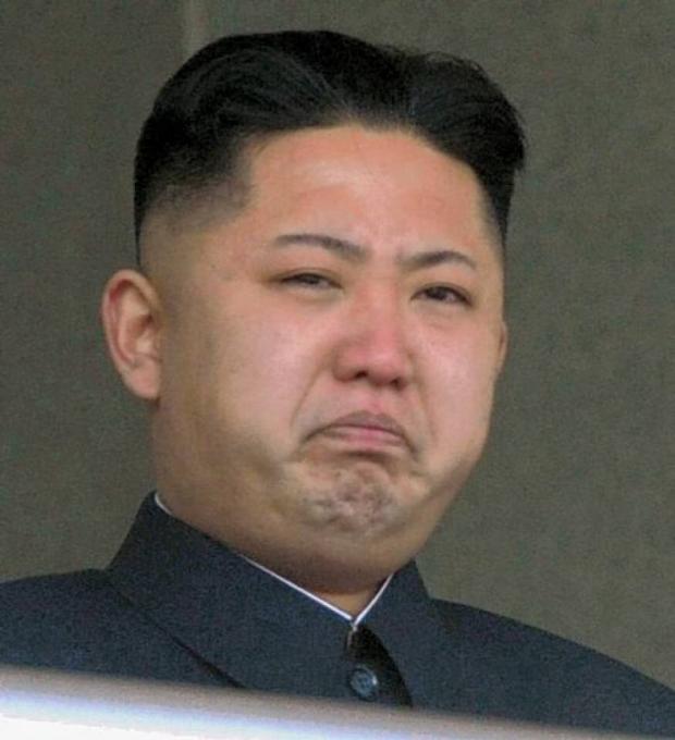 High Quality Sad Kim Jong-un Blank Meme Template