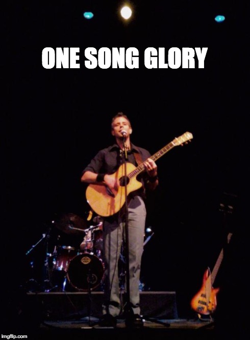 ONE SONG GLORY | image tagged in adam pascal | made w/ Imgflip meme maker