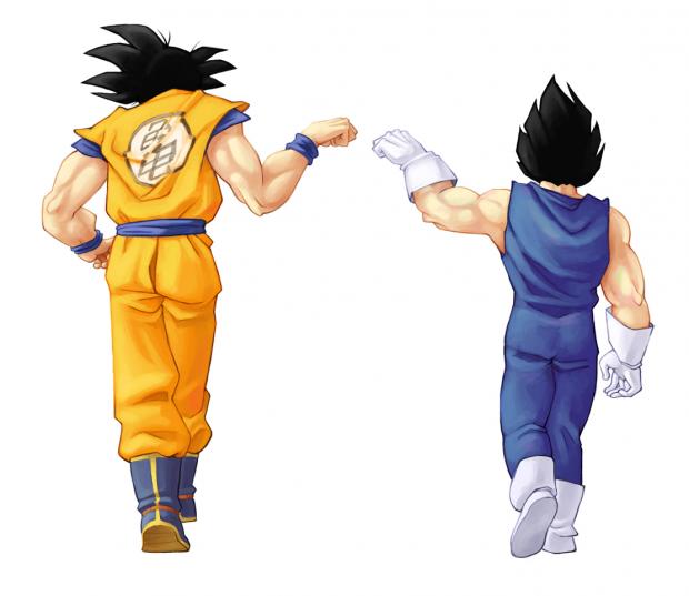 Goku & Vegeta Blank Meme Template