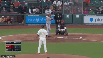 Chris Heston missed sinker | image tagged in gifs | made w/ Imgflip video-to-gif maker