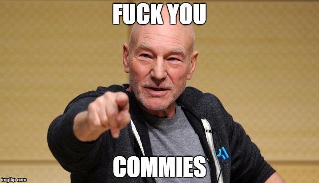 F**K YOU COMMIES | made w/ Imgflip meme maker