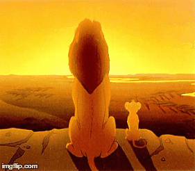 What they were really looking at | image tagged in gifs,simba and mufasa,weird | made w/ Imgflip images-to-gif maker