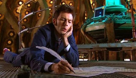 Dr Who writing Blank Meme Template