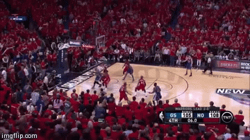 Stephen Curry 3-Pointer | image tagged in gifs,golden state warriors,stephen curry,3-pointer,nba playoffs | made w/ Imgflip video-to-gif maker