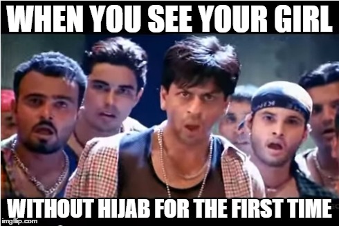When you see your girl... | WHEN YOU SEE YOUR GIRL WITHOUT HIJAB FOR THE FIRST TIME | image tagged in shocked,muslim,women,india,islam,marriage | made w/ Imgflip meme maker