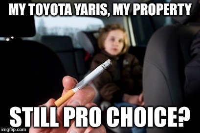 Topless protest on a news story on FB and people commenting "my uterus, my property" | MY TOYOTA YARIS, MY PROPERTY STILL PRO CHOICE? | image tagged in pro choice | made w/ Imgflip meme maker