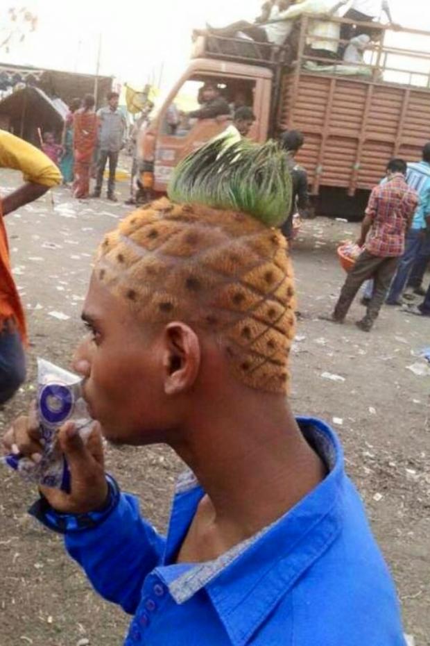 Pineapple Head Blank Meme Template