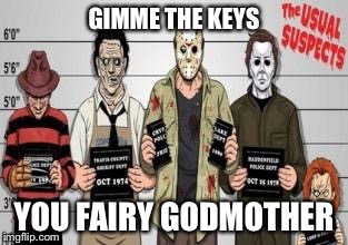 Jail | GIMME THE KEYS YOU FAIRY GODMOTHER | image tagged in jail | made w/ Imgflip meme maker
