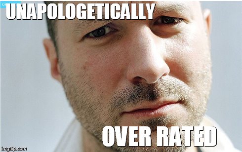UNAPOLOGETICALLY OVER RATED | image tagged in over rated | made w/ Imgflip meme maker