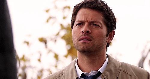 High Quality Castiel Squinting Blank Meme Template