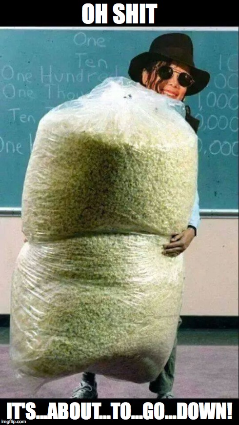 popcorn | OH SHIT IT'S...ABOUT...TO...GO...DOWN! | image tagged in popcorn | made w/ Imgflip meme maker