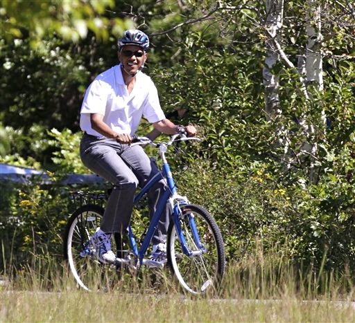 High Quality obama bike Blank Meme Template