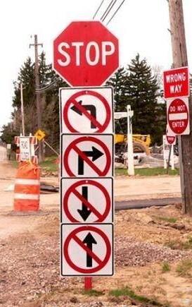 CrazyRoadSigns Blank Meme Template