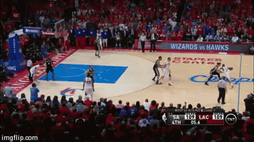 Chris Paul Game-Winner | image tagged in gifs,chris paul,game-winner,game 7,los angeles clippers | made w/ Imgflip video-to-gif maker