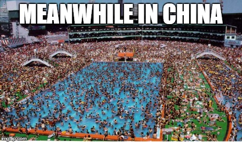 Meanwhile in China | MEANWHILE IN CHINA | image tagged in memes,china | made w/ Imgflip meme maker