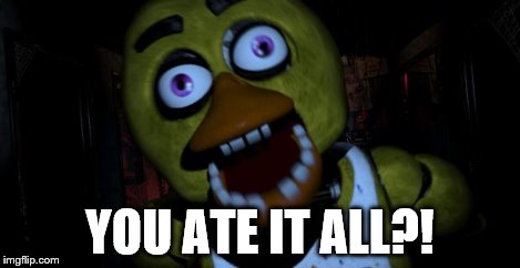 YOU ATE IT ALL?! | made w/ Imgflip meme maker