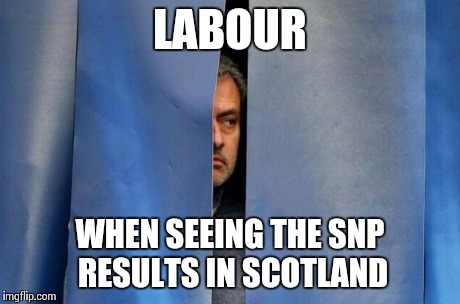 Labour Losing Scotland | LABOUR WHEN SEEING THE SNP RESULTS IN SCOTLAND | image tagged in labour,ed miliband,ed milliband,snp,ge2015 | made w/ Imgflip meme maker