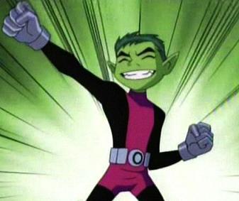 High Quality Beast Boy...YES Blank Meme Template