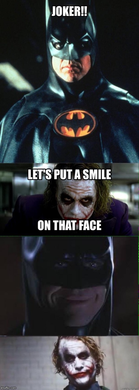 image tagged in batman smiles | made w/ Imgflip meme maker
