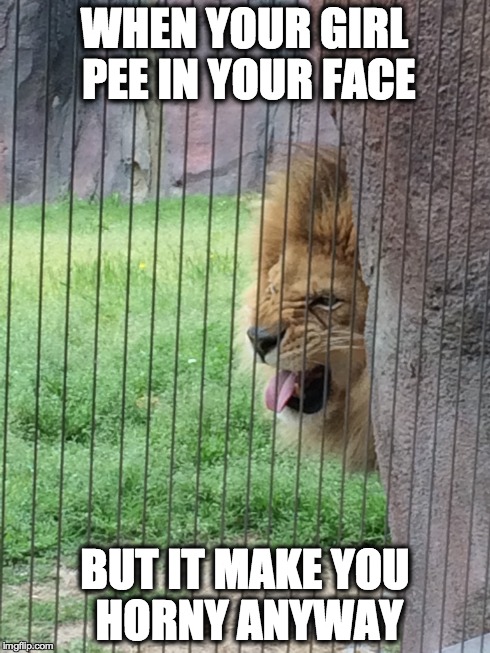 WHEN YOUR GIRL PEE IN YOUR FACE BUT IT MAKE YOU HORNY ANYWAY | made w/ Imgflip meme maker