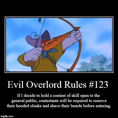 Rules 123 | image tagged in funny,demotivationals,evil overlord rules | made w/ Imgflip demotivational maker