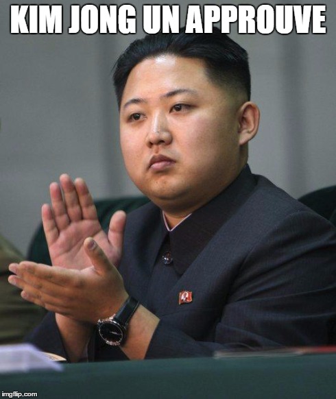 Kim Jong Un | KIM JONG UN APPROUVE | image tagged in kim jong un | made w/ Imgflip meme maker