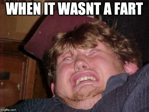 WTF Meme | WHEN IT WASNT A FART | image tagged in memes,wtf | made w/ Imgflip meme maker