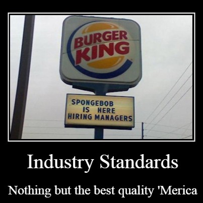 With these quality workers Spongebob got us this time, I think they should get paid $15.00/hr to make Fries! | image tagged in funny,demotivationals | made w/ Imgflip demotivational maker