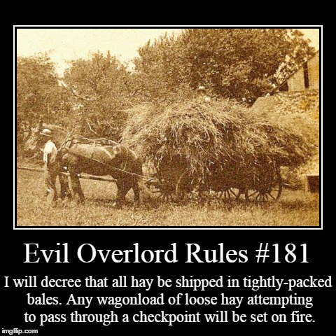Rules 180 | image tagged in funny,demotivationals,evil overlord rules | made w/ Imgflip demotivational maker