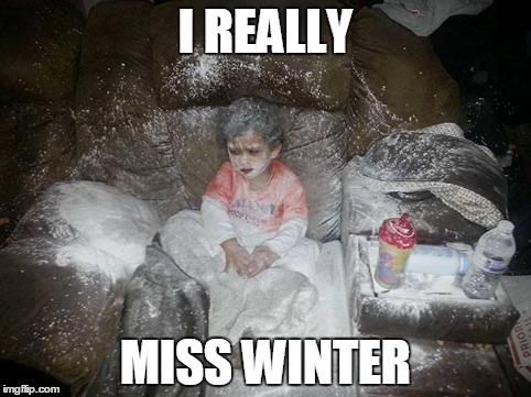 I REALLY MISS WINTER | image tagged in memes,winter,kids | made w/ Imgflip meme maker