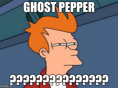 Futurama Fry Meme | GHOST PEPPER ??????????????? | image tagged in memes,futurama fry | made w/ Imgflip meme maker