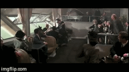 No ticket | HE PUT KETCHUP ON HIS HOTDOG | image tagged in gifs | made w/ Imgflip video-to-gif maker