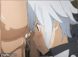 What? | image tagged in gifs,anime,what,bump | made w/ Imgflip images-to-gif maker