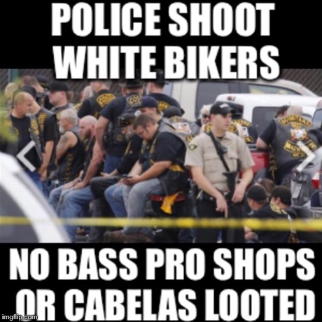 White People Looting | image tagged in bikers,looting,shooting | made w/ Imgflip meme maker