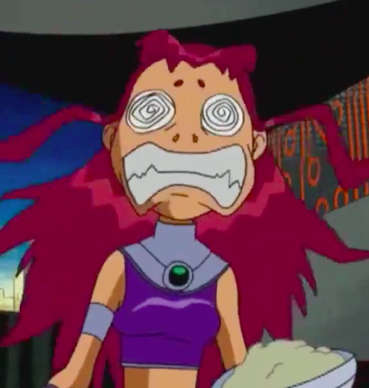 Stoned Starfire Blank Meme Template