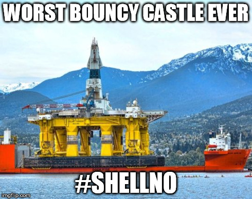 WORST BOUNCY CASTLE EVER #SHELLNO | image tagged in worstbouncycastleever | made w/ Imgflip meme maker