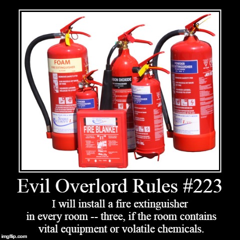 Rules 223 | image tagged in funny,demotivationals,evil overlord rules | made w/ Imgflip demotivational maker