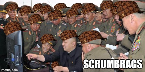 Kim Jong Un Military | SCRUMBRAGS | image tagged in kim jong un military,scumbag | made w/ Imgflip meme maker