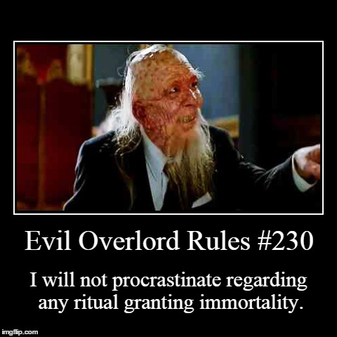 Rules 230 | image tagged in funny,demotivationals,evil overlord rules | made w/ Imgflip demotivational maker