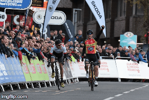 Morgan Kneisky rolled by Jon Mould | image tagged in gifs,tourseries,cycling,kneisky,mould,redditch | made w/ Imgflip images-to-gif maker