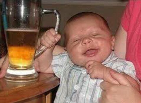 drunk baby Blank Meme Template