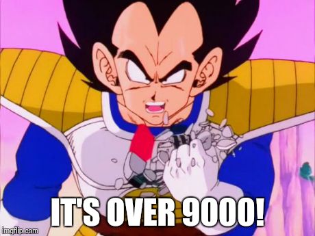 IT'S OVER 9000! | made w/ Imgflip meme maker