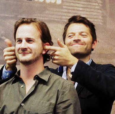 High Quality Richard Speight Jr and Misha Collins Blank Meme Template